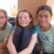 Anya and Ruby and Luz. They spoke Spanish to each other.