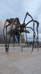 Maman by Louise Bourgeois from afar.